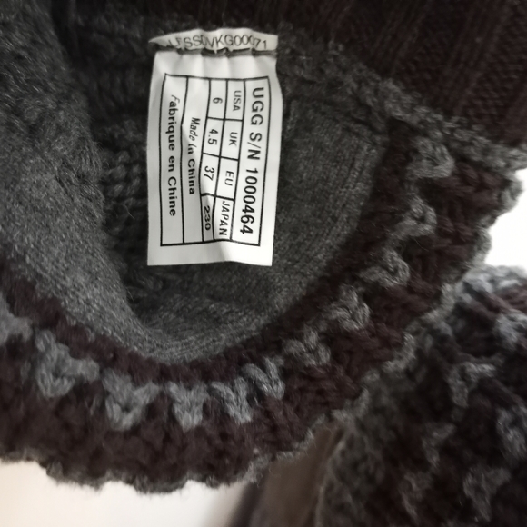 UGG Australia Women's Leland Knit Boots 6 - Picture 7 of 7